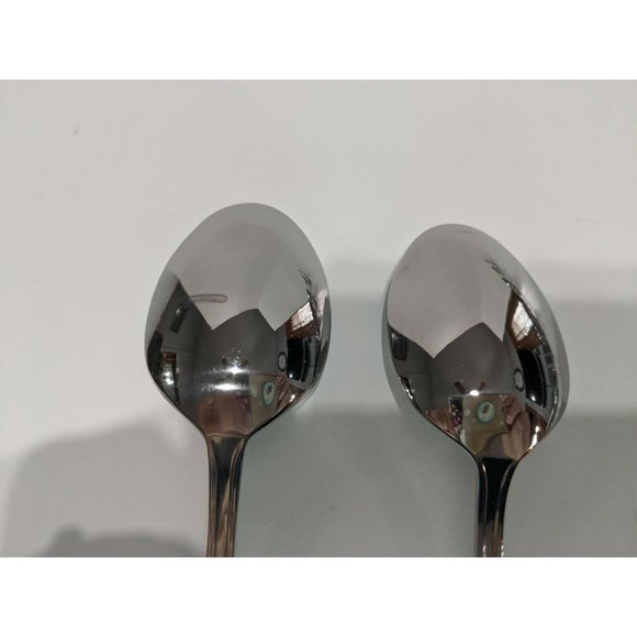 Reed & Barton BROOKSHIRE 2 Solid Serving Spoon Stainless Flatware 8 3/4" - Picture 6 of 8